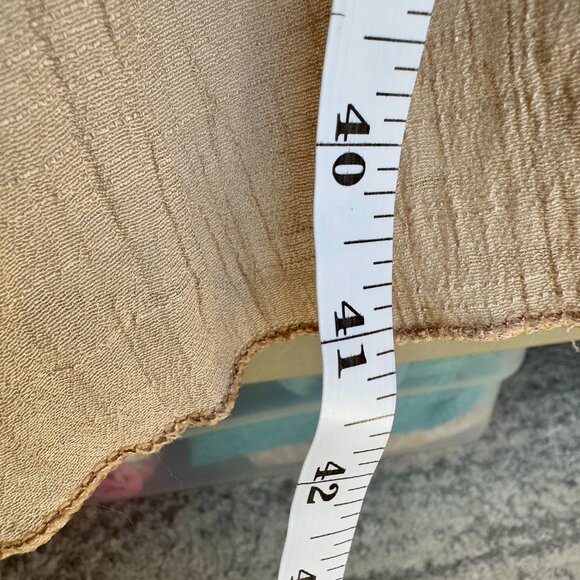 Tan Long Tie Up Swim Sarong Skirt Cover Up - Picture 7 of 7